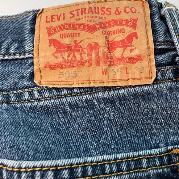 Levi’s 505 Mens Jeans Size 36 x 29 - Picture 4 of 6